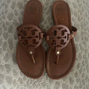 Tory Burch Miller Sandal size 9 tan
